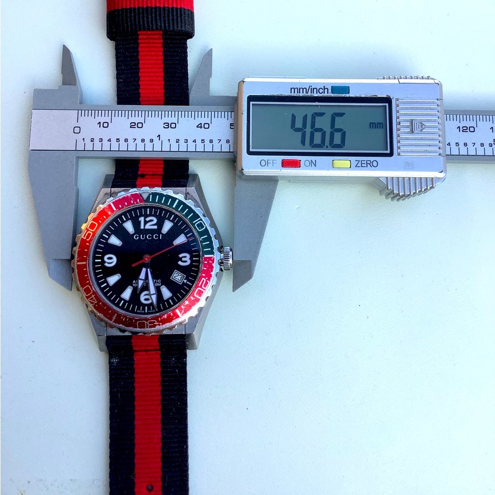 Mens authentic GUCCI AUTOMATIC watch❤️🖤🤍 - Picture 8 of 14